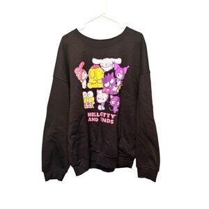 Hello Kitty and Friends Women's Black Sweater